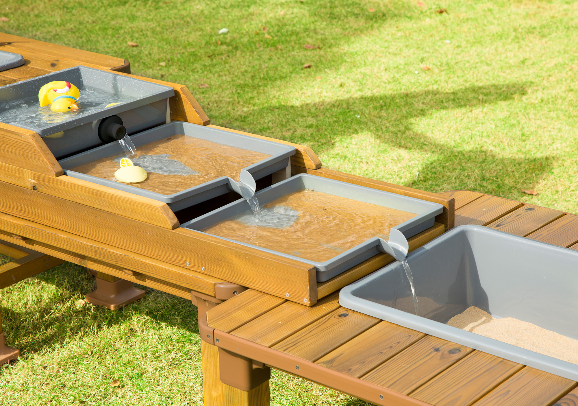 Outdoor Sand- und Wassertische, 3er Set
