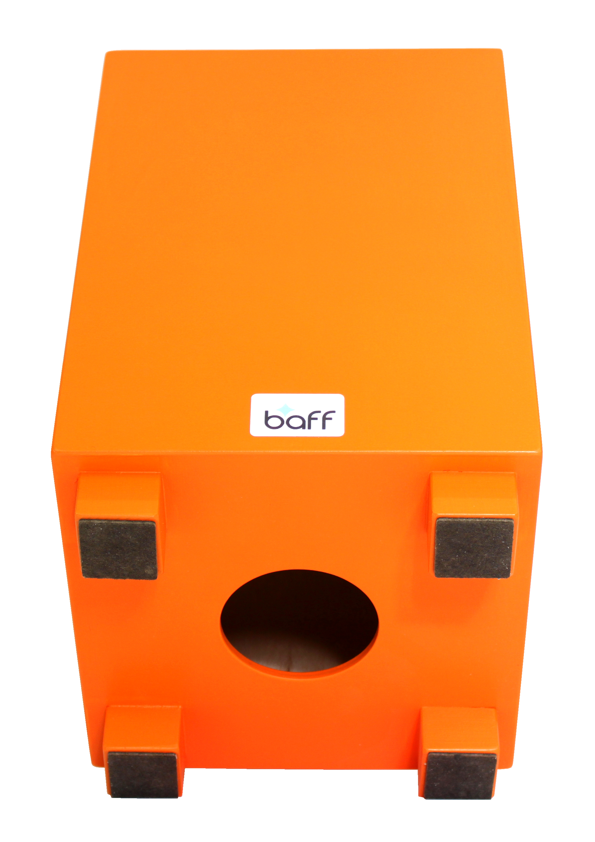 Kinderhocker mit Trommelfunktion, orange, Sitzhöhe 38cm, 5-9 Jahre