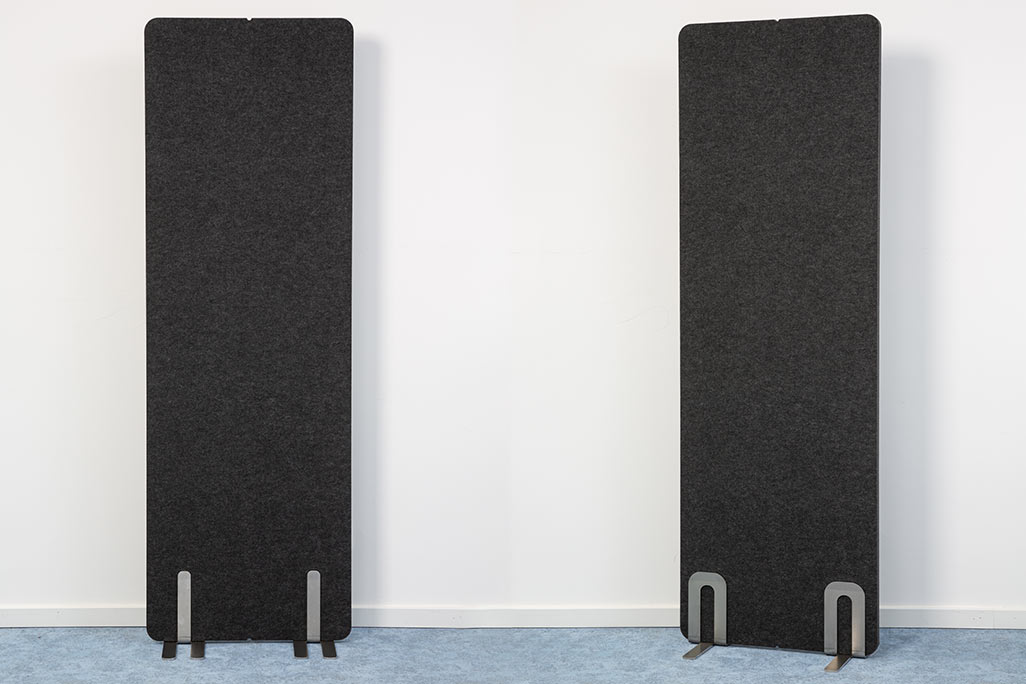 Lärmschutz Akustik-Trennwand, Anthrazit, 180x60 cm, soni STELLWAND