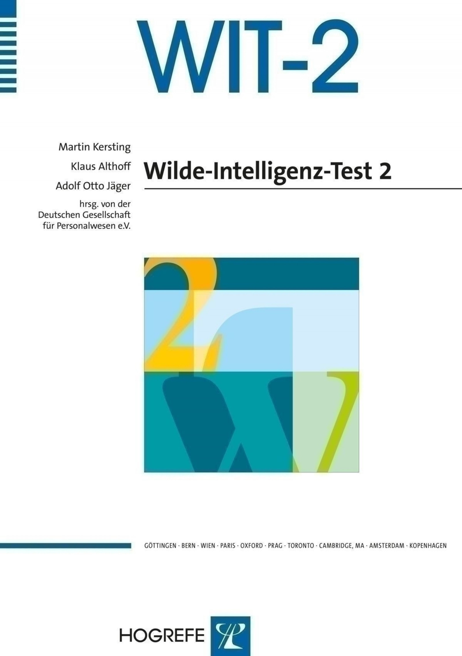 WIT-2 Testheft Form B Heft 1