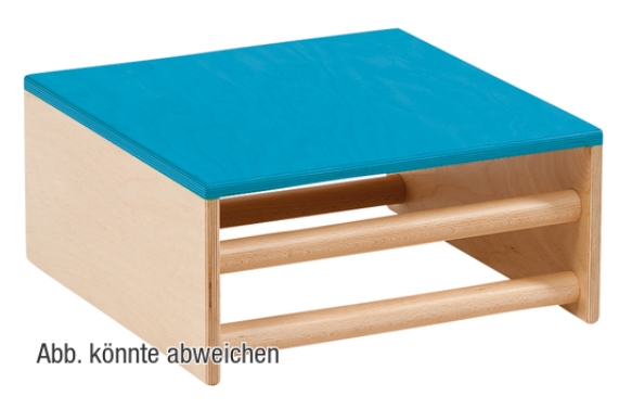 Kleines Podest türkis, Spiel- und Krabbelwürfel