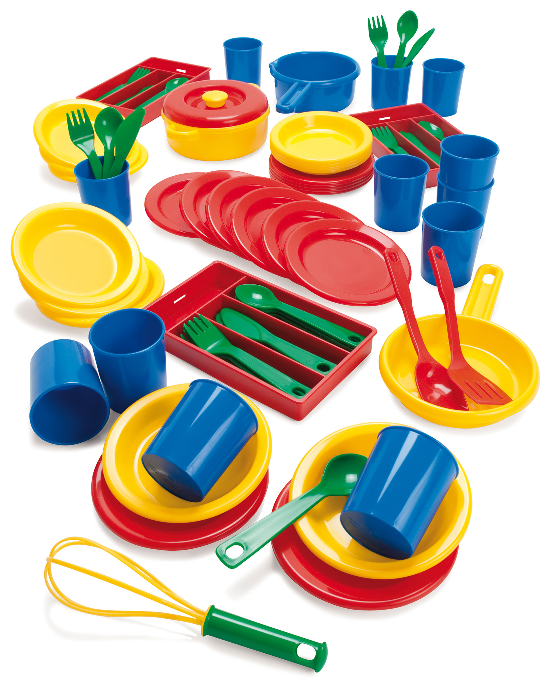 dantoy® Sandspielzeug, Ess-Servies für 12 Kinder, 81 Teile