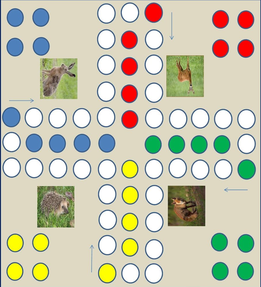 Spielteppich Ludo Tiere, inklusive Zubehör