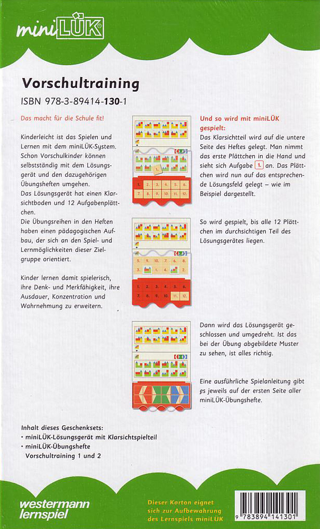 miniLÜK Set-Vorschultraining, 5-7 Jahre