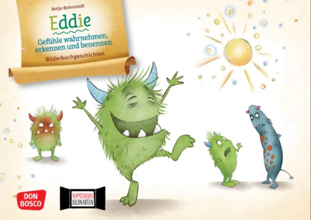 Eddie. Gefühle wahrnehmen, erkennen und benennen. Kamishibai Bildkartenset, 4-8 Jahre