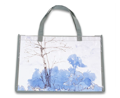Set mit 2 Kunststofftaschen mit Einschub, für DIN3