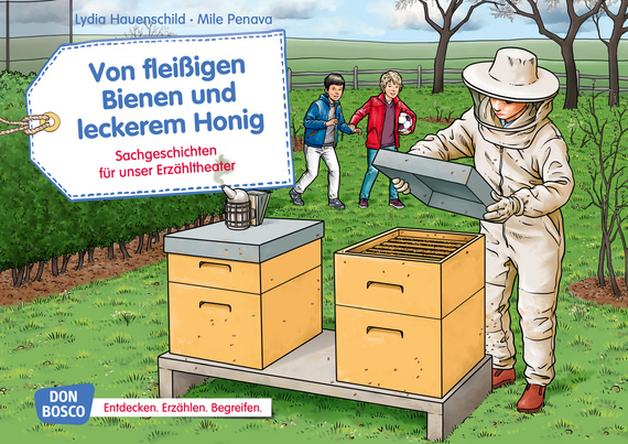 Kamishibai Bildkartenset - Von fleißigen Bienen und leckerem Honig, ab 4 Jahre