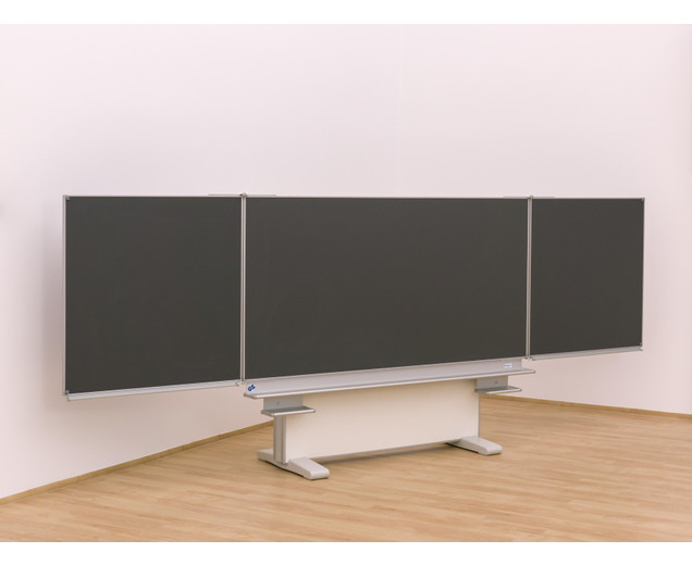 Gestell-Klappschiebetafel, anthrazit, 150x100cm, freistehend und GS-geprüft