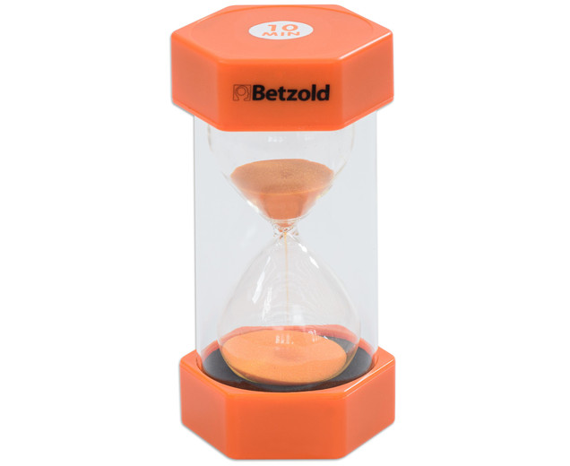 Sanduhr, 10 Minuten - Orange, ab 5 Jahre
