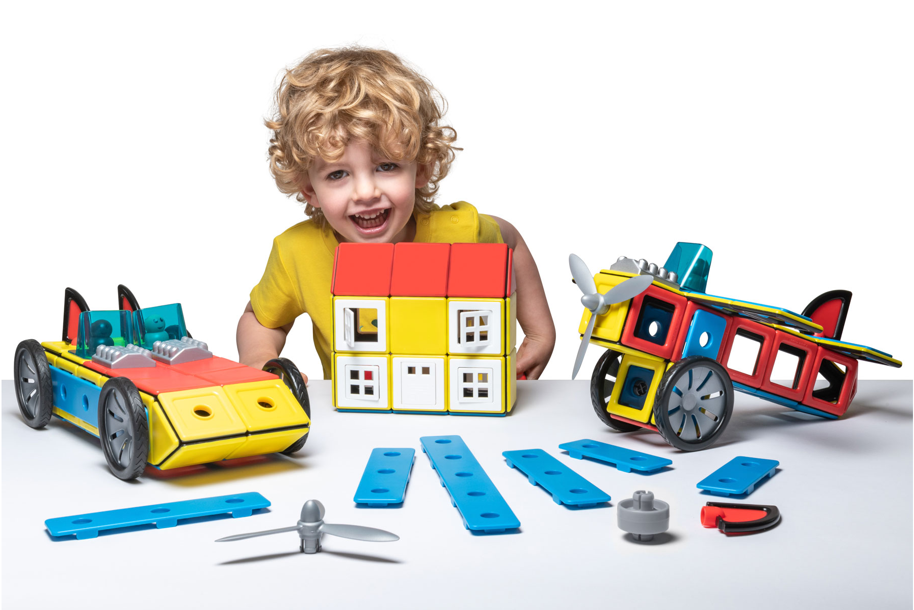 Magnetic Polydron Play Set, ab 3 Jahre