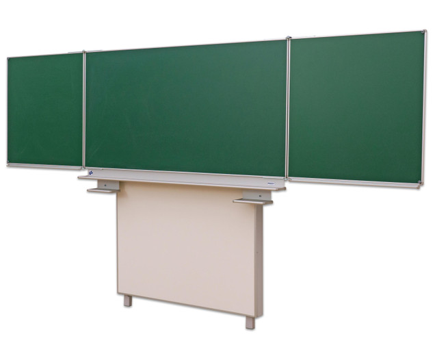 Gestell-Klappschiebetafel, feststehend, 200x120cm grün