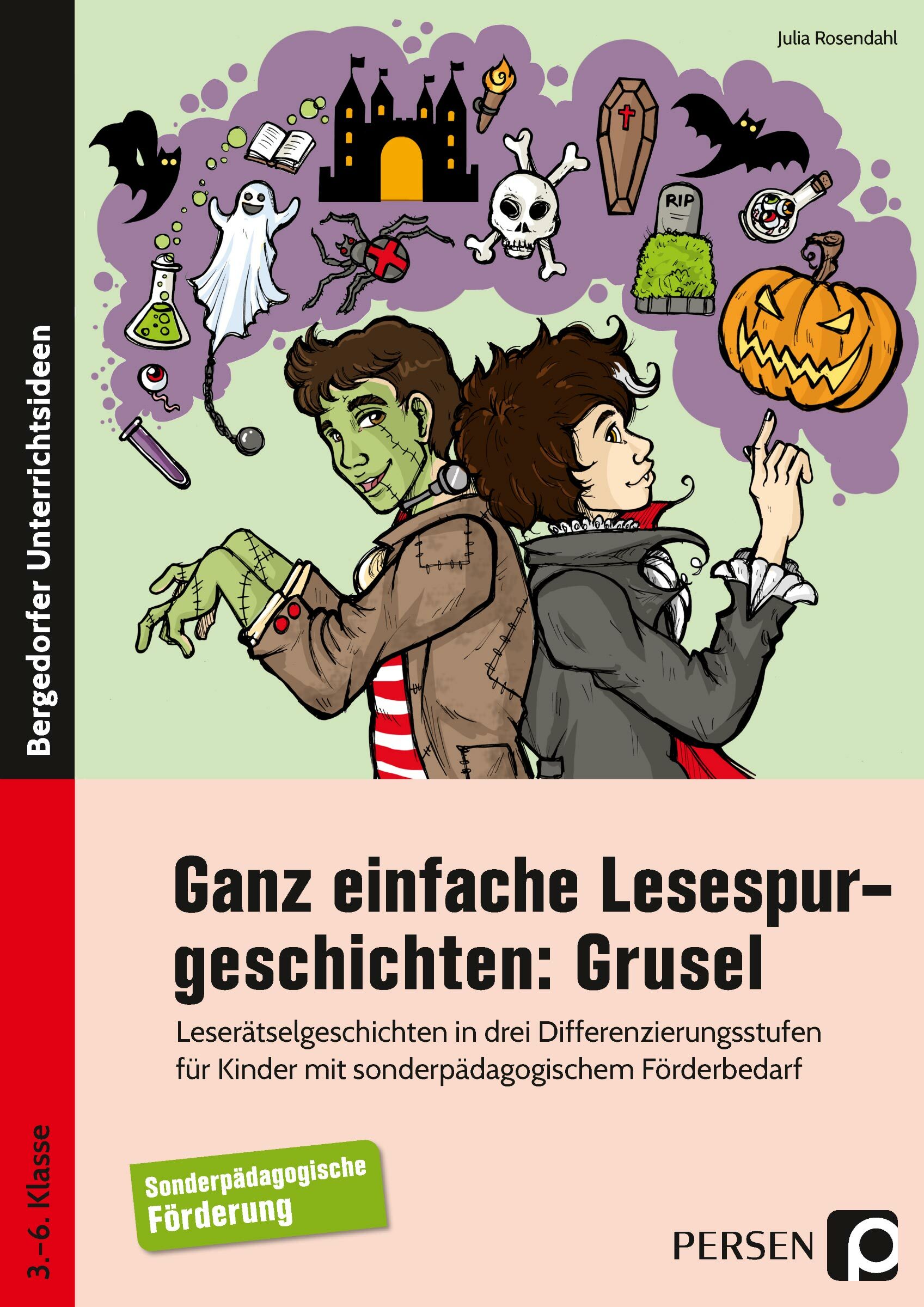 Ganz einfache Lesespurgeschichten: Grusel, Buch, Klasse 3-6