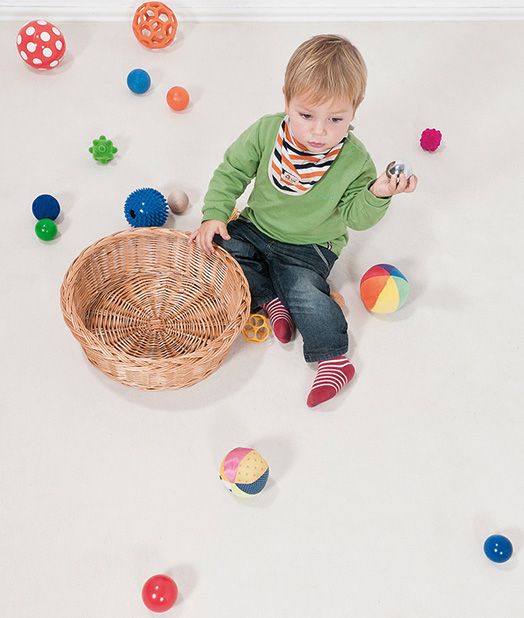 Sinneskorb Bälle, ab 1 Jahr