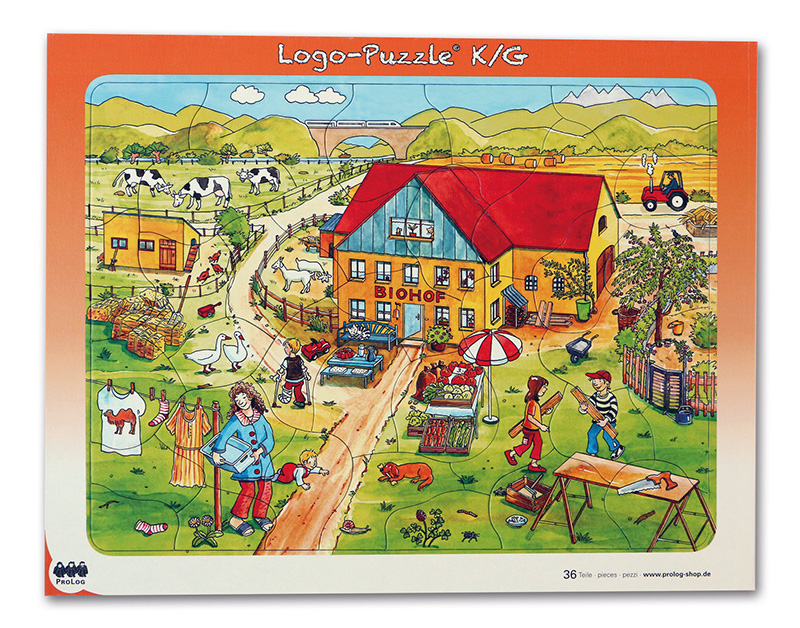 Logo-Puzzle k/g