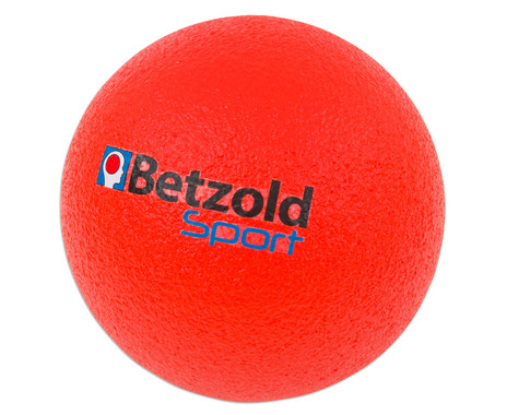Softball, beschichtet, 15 cm, rot