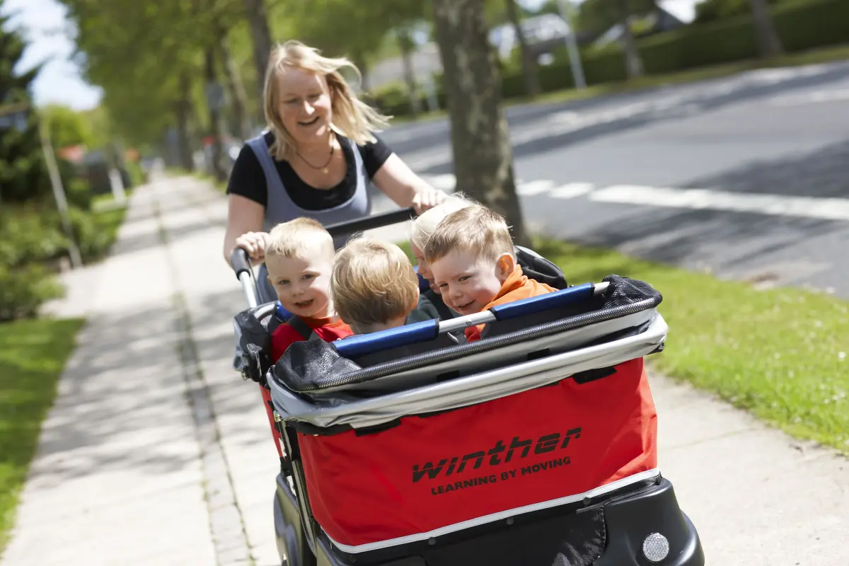 Winther® TURTLE Kinderbus de Luxe, 4 Kinder, 8900800