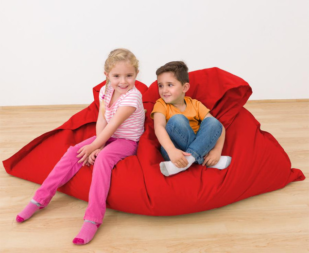Riesensitzsack rot, 140 x 180 cm, outdoorfähig, ab 3 Jahre
