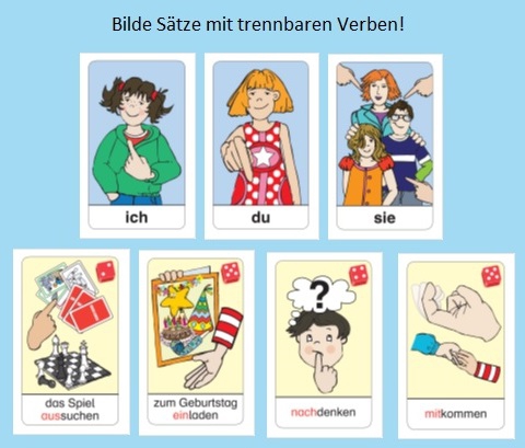 Deutsch Lernen: Da mach ich mit! Trennbare Verben