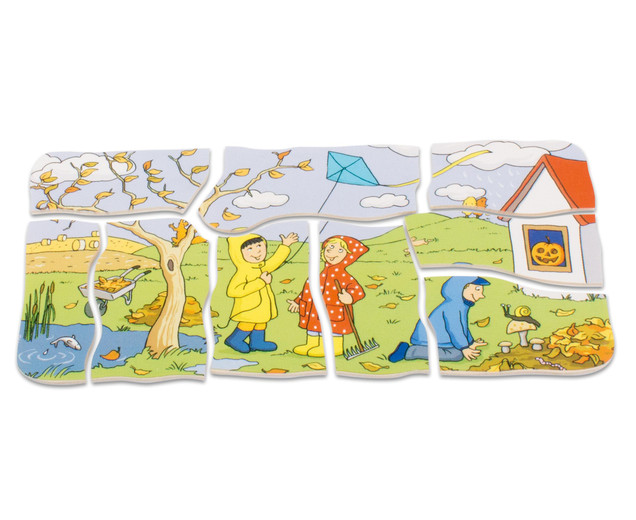 Lagen-Puzzle 4 Jahreszeiten, 4-7 Jahre
