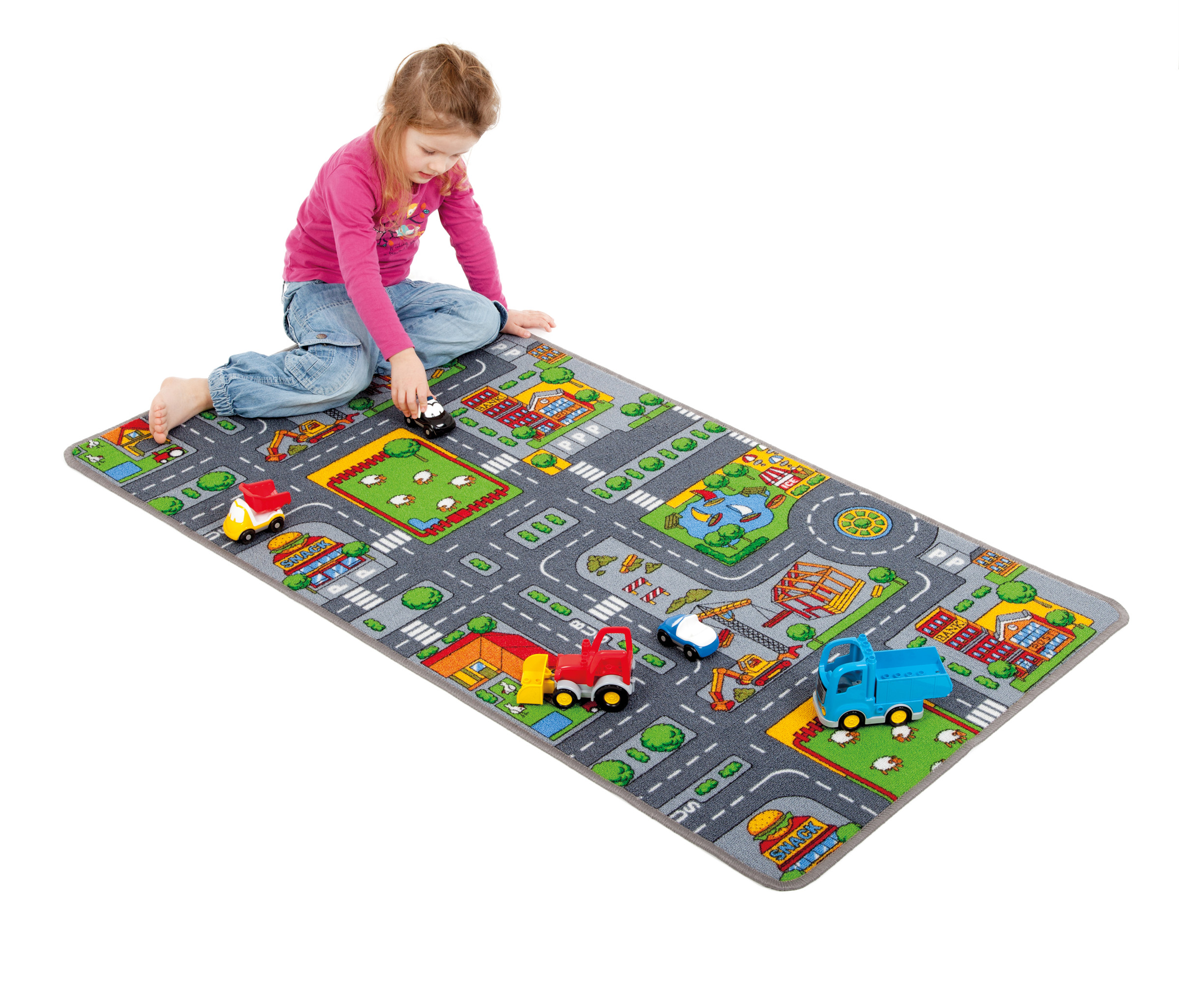 Straßen-Spielteppich, ab 3 Jahre