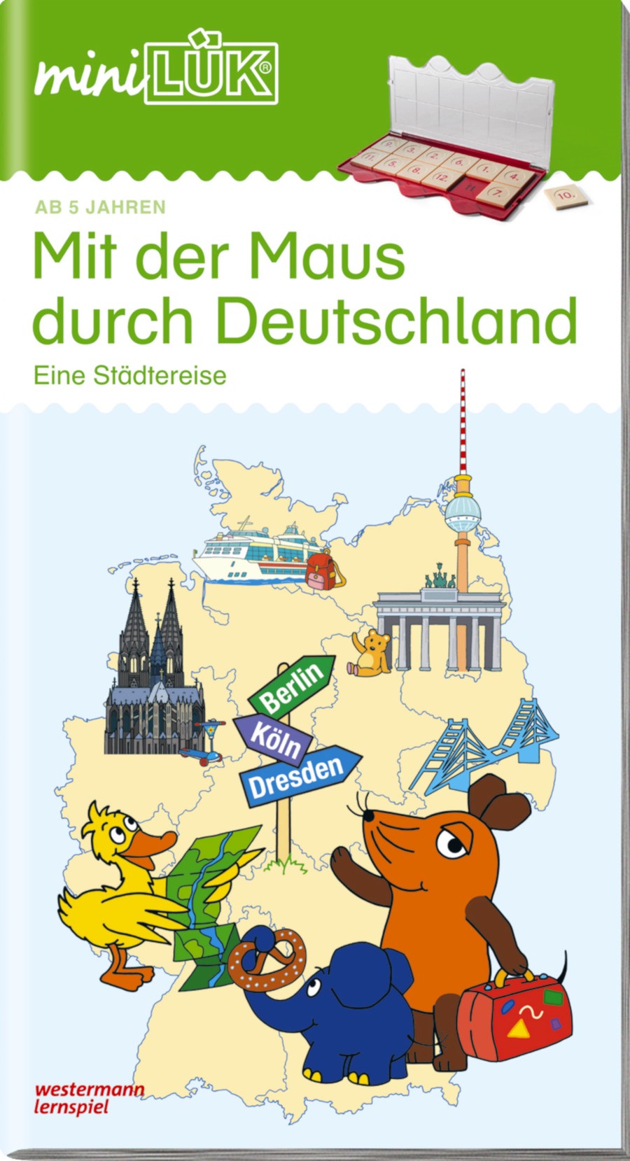 miniLÜK Mit der Maus durch Deutschland, Heft, 5-6 Jahre