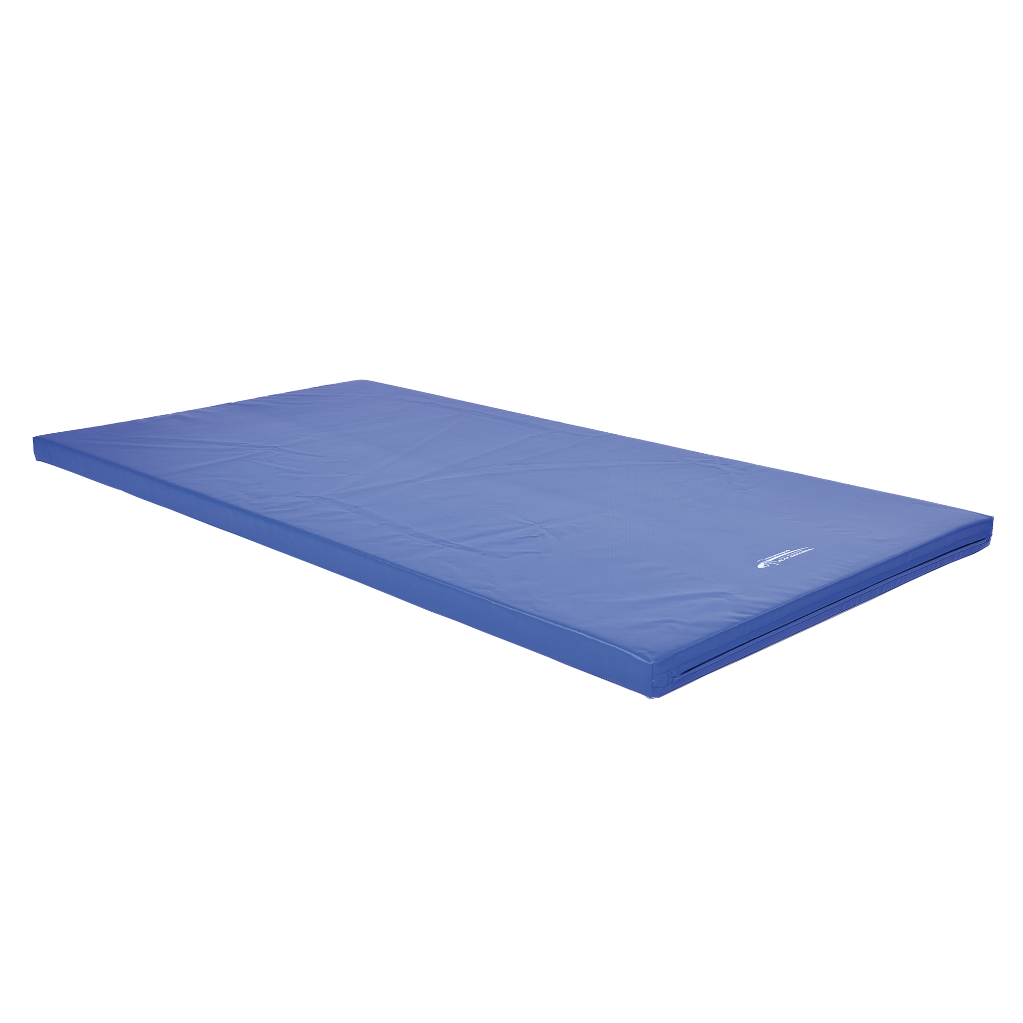 Grevinga® Super-Leichtturnmatte blau (PE-Kern), 200x100x8 cm, Oberseite PVC-Planenstoff