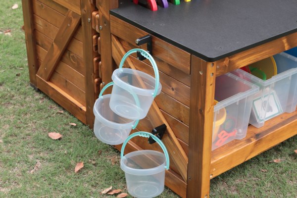 Outdoor-Experimentierstation mit Zubehör