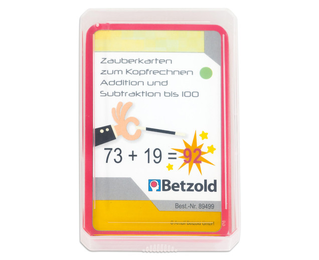 Zauberkarten zum Kopfrechnen - Addition und Subtraktion bis 100, 7-8 Jahre