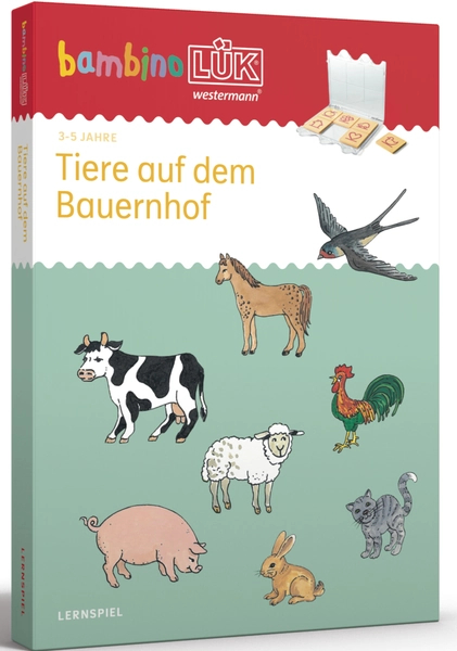 bambinoLÜK-Set Tiere auf dem Bauernhof, 3-5 Jahre