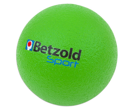 Softball, beschichtet, 15 cm, grün