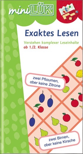 miniLÜK Exaktes Lesen, Heft, 1.-2. Klasse