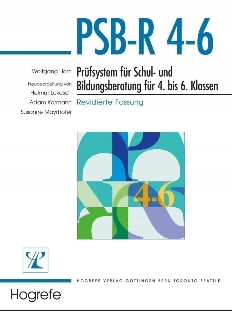PSB-R 4-6 - Prüfsystem für Schul- und Bildungsberatung für 4. bis 6. Klassen - revidierte Fassung, 20 Testhefte B