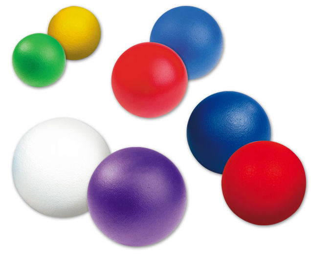 Softball, beschichtet, 16 cm, blau, 92 g