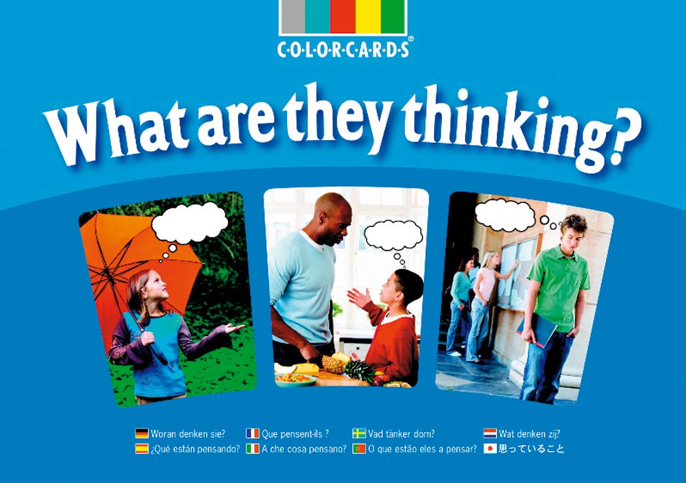 ColorCards Was denken sie? Fotokarten A4 mit CD-ROM