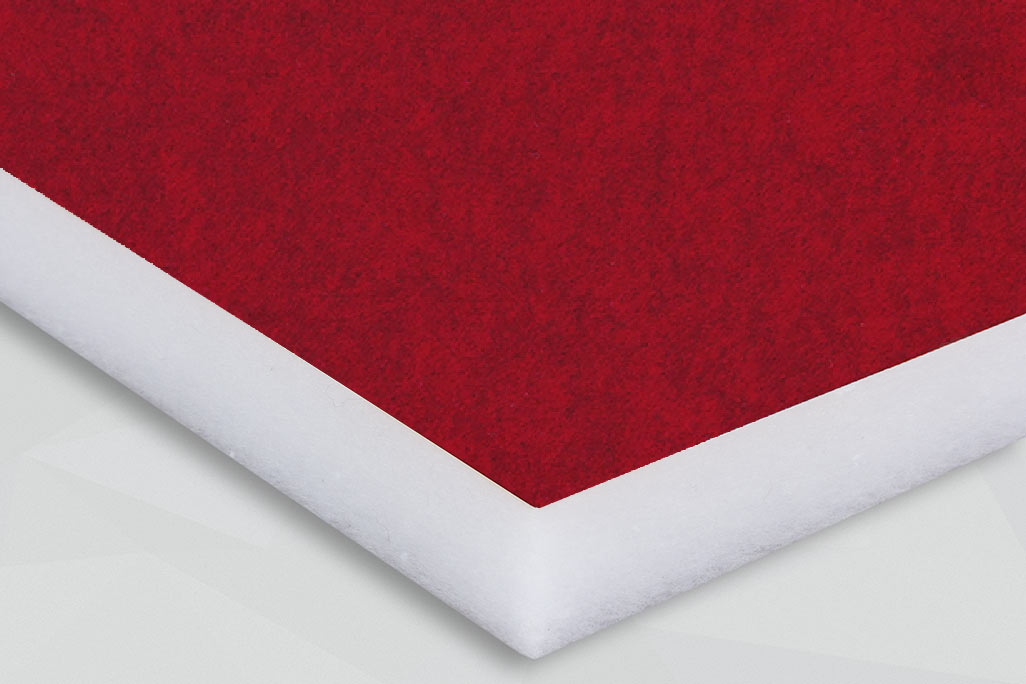 Schallschutz Wand-/Deckenelemente Rechteck, Rot, 100x50 cm, soni COLOR