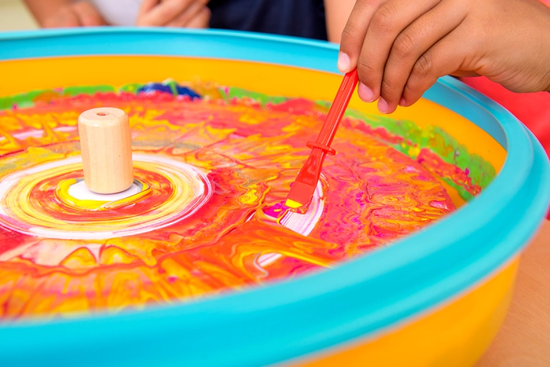 Farbschleuder, Kreativspielzeug für Kunst
