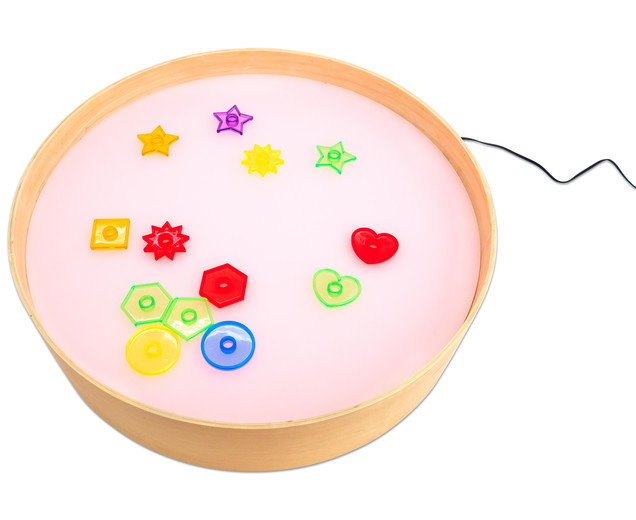 Lichttisch, rund, 3-12 Jahre