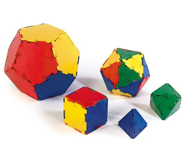 Polydron Bausatz Platonische Körper 50 Teile