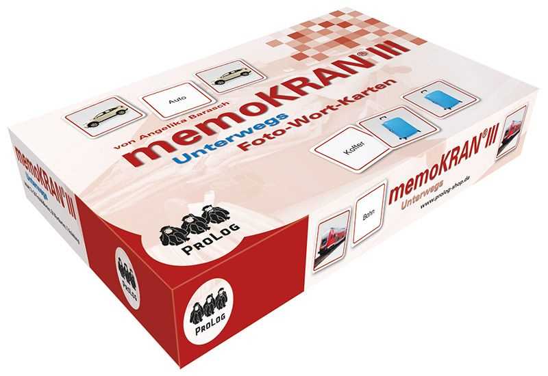 memoKRAN® III Unterwegs, Spielmaterial