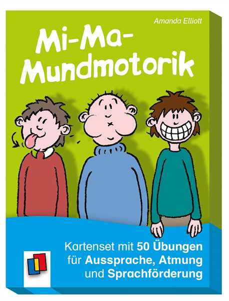 Mi-Ma-Mundmotorik, Bildkarten und Anleitung, ab 3 Jahre