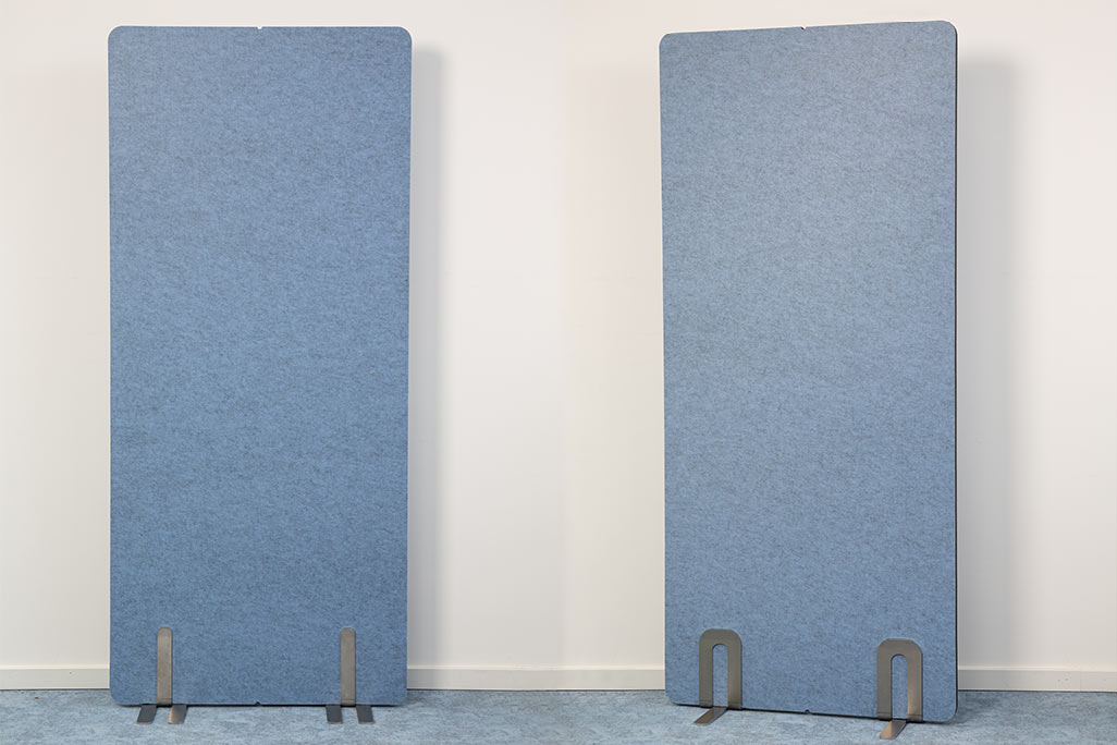 Lärmschutz Akustik-Trennwand, Blau, 180x80 cm, soni STELLWAND