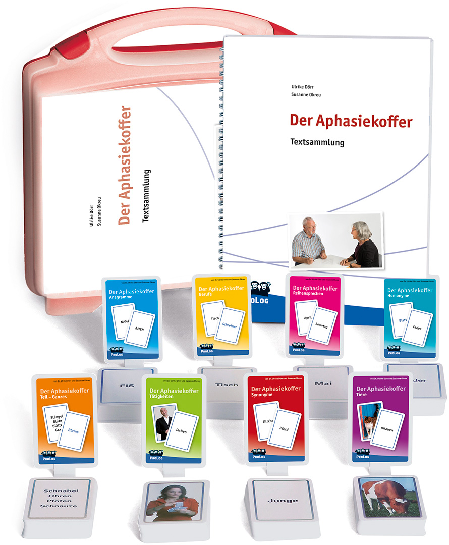 Der Aphasiekoffer, Kartensätze und Textsammlung