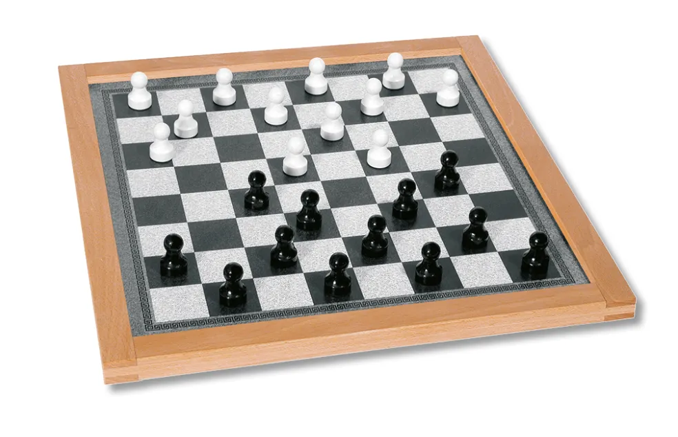 Dame, Brettspiel, magnetisch, für 2 Spieler, 35x35cm