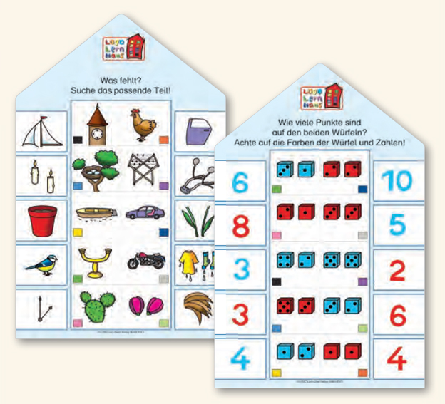 Logo-Lernhaus Kartensatz Kinderwissen, 3-4 Jahre