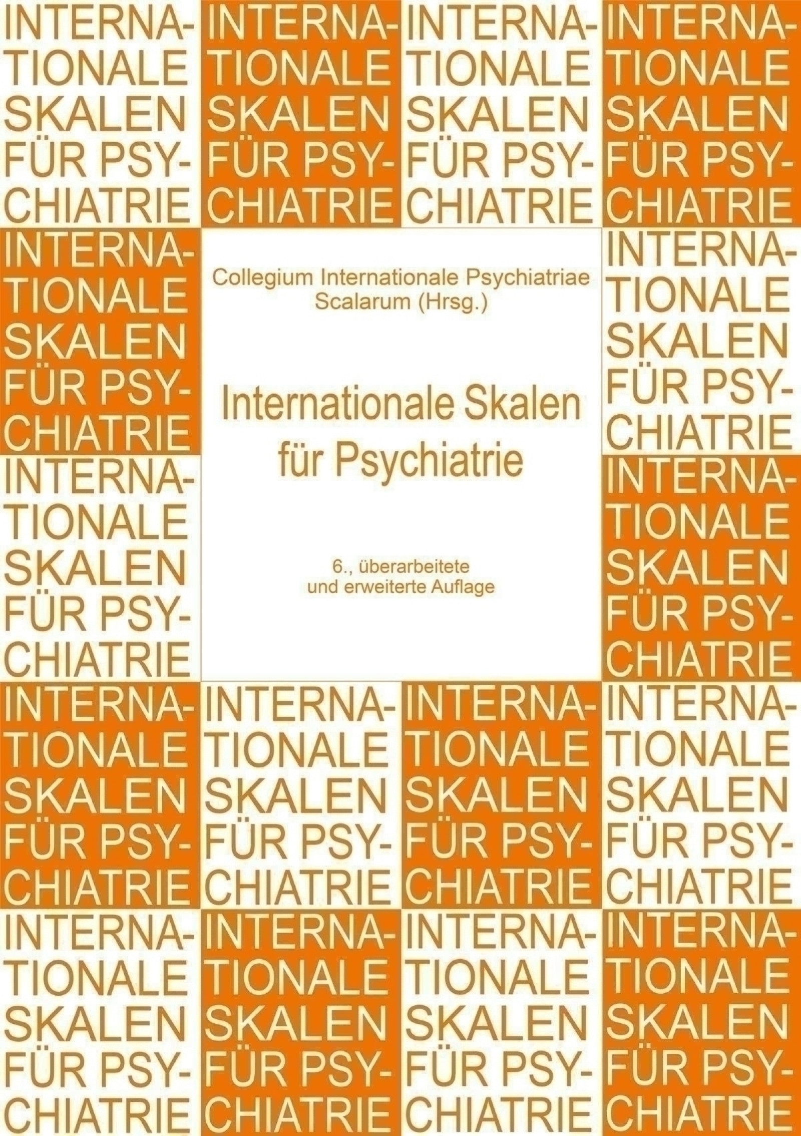 Internationale Skalen für Psychiatrie, Buch