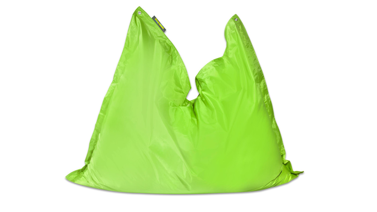 Indoor-Sitzsack Chino, Farbe: lime, HxBxT 30x170x140 cm
