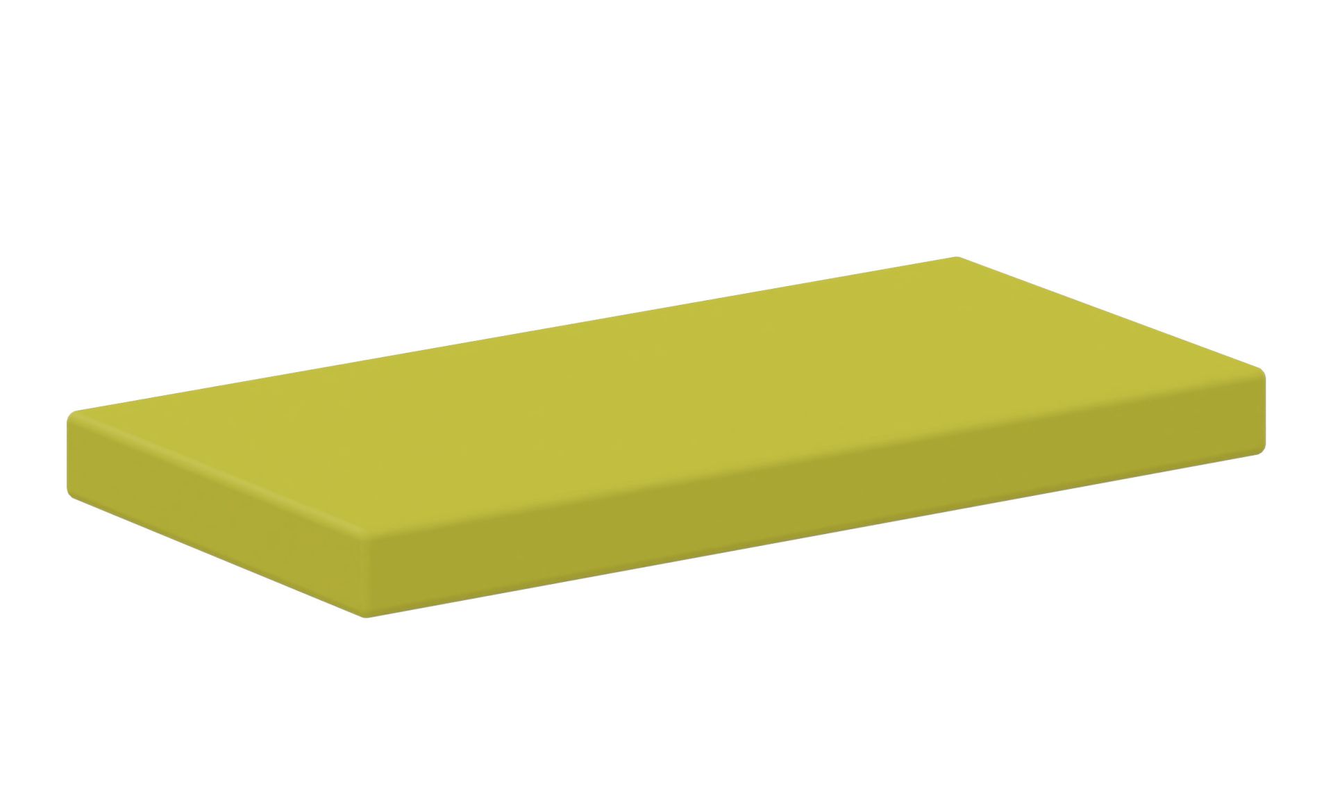 Matratze für Schaumstoffbett klein Softskin grün, 100x50x8 cm