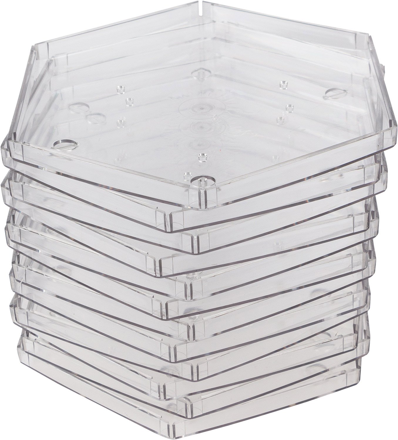Prismo 22cm-Legerahmen, 6er-Set transparent
