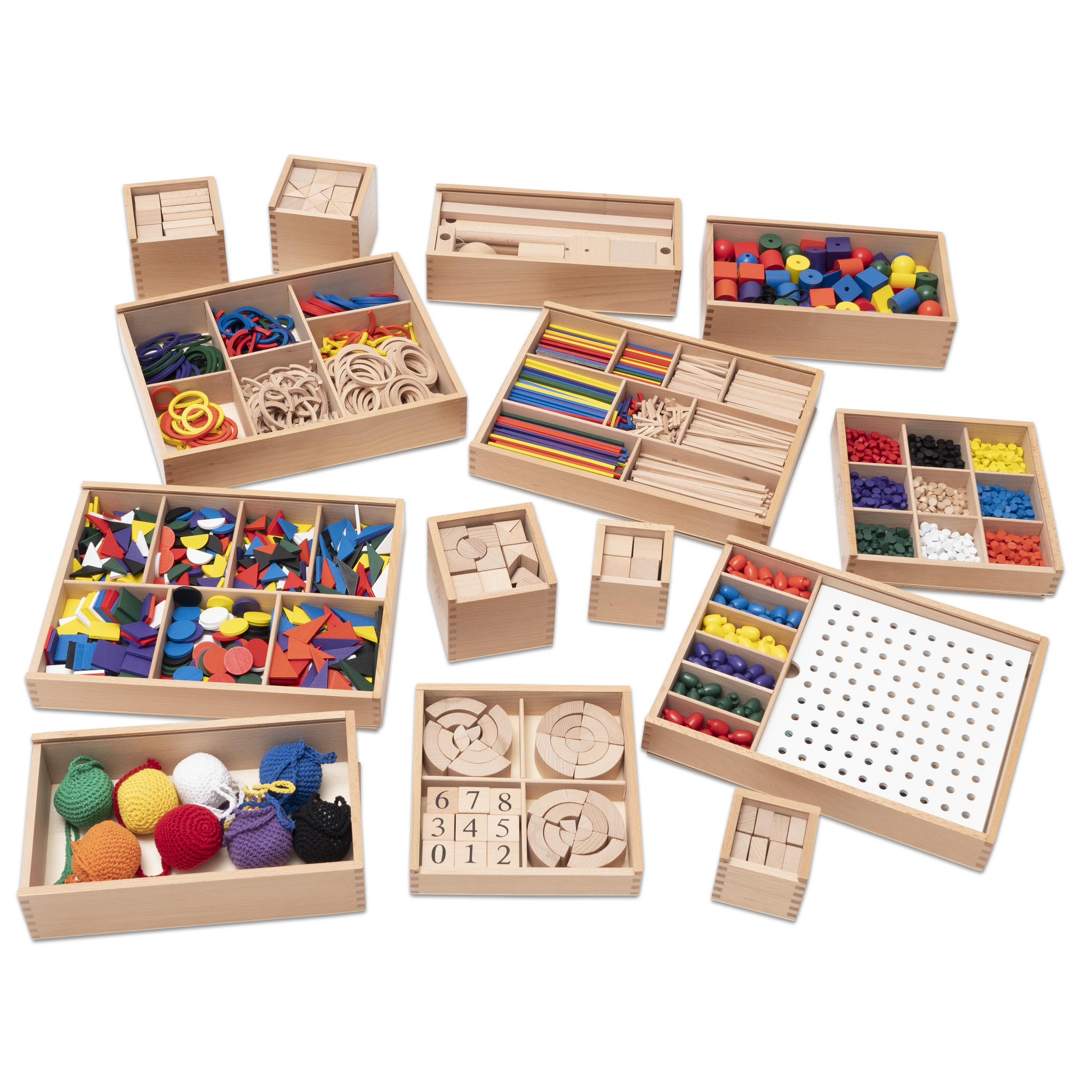 Fröbel-Set, 14 Spielgaben, ab 1 Jahr