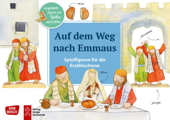 Auf dem Weg nach Emmaus. Spielfiguren für die Erzählschiene, Heft, ab 2 Jahre